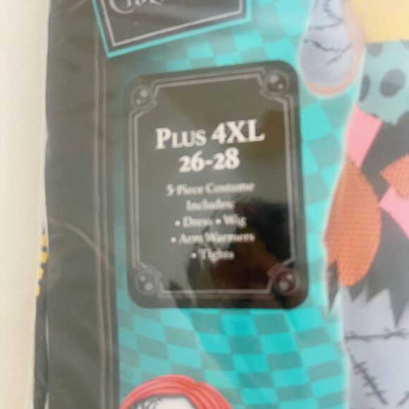 NWT Nightmare Before Christmas Sally Adult Women Halloween Costume Size 4XL - Picture 3 of 3